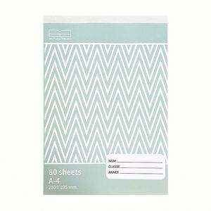 Material de Oficina Escolar, Impresión Personalizada, Cuadernos A4 de 80 Hojas y 70 g/m², Encuadernación con Cinta Adhesiva en el Lomo, Blocs de Notas Legales - Product Image 3