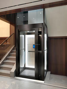 Ascensore Moderno per Villa con Cabina in Acciaio Inox 304, Elevatore Passeggeri in Lega di Alluminio per Uso Domestico e Residenziale - Product Image 4