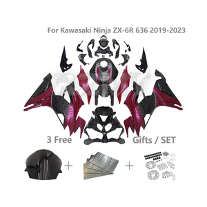 Kit de Carenado de Motocicleta, Piezas de Carrocería ABS Personalizadas para <span class=keywords><strong>Kawasaki</strong></span> <span class=keywords><strong>Ninja</strong></span> <span class=keywords><strong>636</strong></span> 2019-2023 ZX6R ZX636 <span class=keywords><strong>2022</strong></span> 2021, 2020, 1, 2, 1 - Product Image 1