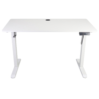 Bureau électrique réglable en hauteur WS4060 1200x600mm avec trou de gestion des câbles, mobilier de bureau en gros