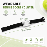 Compteur de score manuel portable pour le tennis, bracelet de comptage pour le pickleball, le padel, l'entraînement et les accessoires de jeu