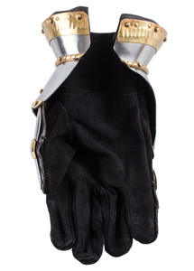 Gants médiévaux en forme de sablier, en acier et laiton, faits à la main, pour chevalier, décoratifs, portables, artisanat métallique - Product Image 2