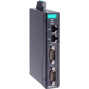 Passerelle de calcul en périphérie Ethernet Moxa MGate MB3270 G2 avec 2 ports série RS-232 et deux ports LAN pour la mise en réseau industrielle - Product Image 1