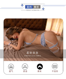 Lingerie sexy 2022, costume de femme de chambre à trois points, sexy, japonais, loli, bikini mignon, jeu de rôle, uniforme de femme de chambre, tentation - Product Image 6