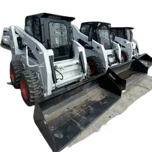 1ton 2 ton 3 ton bobcat s300 skid steer loader used S160 S200 diesel construction front loader