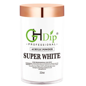 Polvo de polímero de cristal al por mayor de fábrica 4oz/8oz/16oz/22oz polvo de acrílico transparente blanco rosa Natural para uñas a granel - Product Image 2