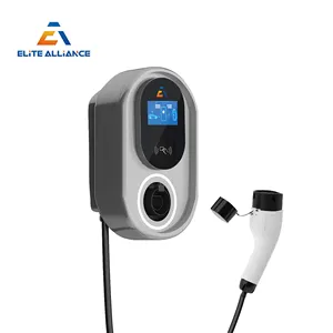 Germany KFW Listed 380V Type2 MID Meter 22kw 11kw App Wallbox Ev Charger For Electric Car