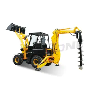 Maxtone Wz45-16 mining machinery front loader/420 d 420f 4.0 ton backhoe wheel loader with auger