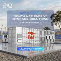 Batería de Litio-Ferrofosfato (LiFePO4) MATE Industrial y Comercial para Contenedores Grandes, 1MWh, 2MWh, 3MWh, 40 pies, Sistema de Almacenamiento de Energía BESS para Micro-Redes