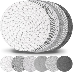 Posavasos de Bambú para Ollas y Sartenes Calientes, Resistentes al Calor, No Tóxicos, Estilo Chino Tradicional para Encimeras de Cocina - Product Image 1