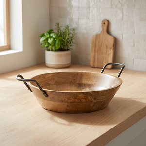 Tazones Clásicos de Madera, Vajilla Ligera y Ecológica para Servir Comida, Regalos para Campamentos y Viajes, Modelo BS International - Product Image 1
