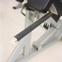 Chaise romaine commerciale réglable pour extensions dorsales, banc multifonctionnel pour entraînement de la force du tronc à domicile, en métal durable et sécurisé
