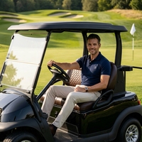 Nouveau modèle 2026 – Voiturette de golf électrique tout-terrain avec batterie au lithium, logo et couleur personnalisables disponibles