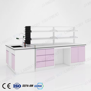 Laboratuvar mobilyası çalışma masası çelik Lab çalışma masası paslanmaz çelik çalışma masası - Product Image 2