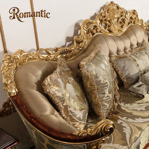 مجموعة أرائك خشبية أوروبية عتيقة الطراز من الأرائك للبيع زاوية كلاسيكية فرنسية فاخرة أنيقة - Product Image 4