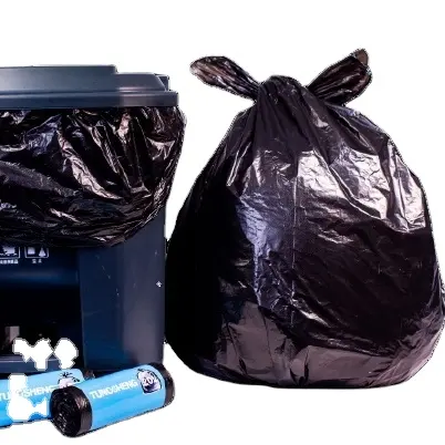 Heavy Duty Biodegradable Black 30 Rolls Rubbish Plastic trash Garbage Bag wholesales