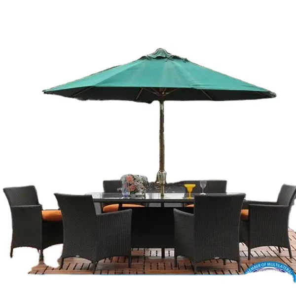 Outdoor Rattan Furniture Patio Wicker 7PCS Dining Table Set