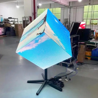 Nuovo prodotto per interni esterni segnaletica digitale impermeabile schermo palco personalizzato cubo led Display cubo magico cubo