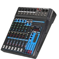 Table de mixage audio live GM-16X, 16 canaux, table de mixage audio professionnelle avec 24 DSP et BT
