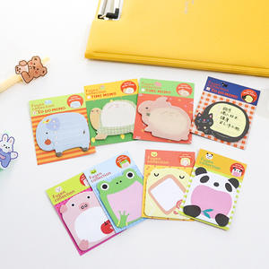 Hot Sale Wholesale Custom Memo <b>Pad</b> Multicolor Custom Shapes Pet Cute Sticky Note for School Diary Writing Notes - Product Image 5