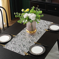Nappe de table rectangulaire en PVC motif marguerite nordique vintage, résistante à l'huile, nettoyable, pliable, motif floral, pour appartement printanier