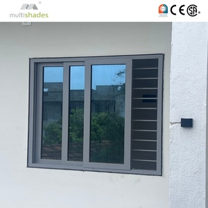 <span class=keywords><strong>Ventanas</strong></span> Corredizas <span class=keywords><strong>de</strong></span> Doble Acristalamiento NFRC USA Project, Vidrio Low-E, Ventana Corrediza <span class=keywords><strong>de</strong></span> Aluminio con Rotura <span class=keywords><strong>de</strong></span> Puente Térmico y Mosquitera - Product Image 4