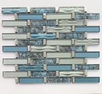 Serie de jade azul, mosaico de vidrio, baño, cocina, sala de estar, Villa, paredes interiores, pisos, interiores modernos