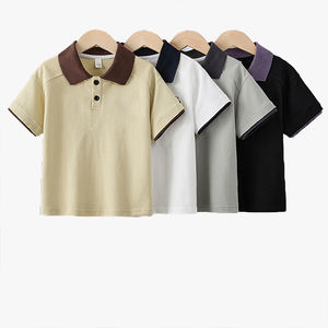 Camiseta Polo Personalizable para Niños, Verano 2026, Estilo Coreano, Camiseta de Manga Corta para Niños, Camiseta Informal Delgada para Bebés - Product Image 4