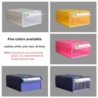 Tiroirs de rangement transparents, organisateur de bureau, tiroirs de rangement en plastique pour petites pièces, boîte de rangement pour Lego