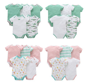 Conjuntos de Ropa para Bebés Recién Nacidos 2021 OEM 100% Algodón, Mamelucos para Niños y Niñas - Product Image 3