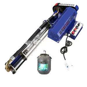 Handheld can be equipped with a variety of spray gun head real stone spraying machine