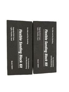 Kit de blocs de ponçage flexibles en gros à prix abordable pour carrosserie automobile et travail du bois, éponges de ponçage humide et sèche, ensemble d'outils à main pour la recherche et la lecture - Product Image 2
