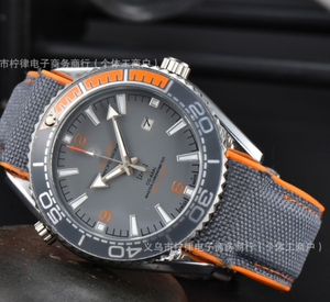 Correa de <span class=keywords><strong>reloj</strong></span> de caucho FKM de 21 mm para <span class=keywords><strong>Omega</strong></span> Seamaster, correa de pulsera de lujo, suave e impermeable - Product Image 5