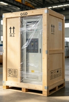 Armoire de distribution d'énergie à basse tension AC 400V, type fixe GGD, panneau de commutation