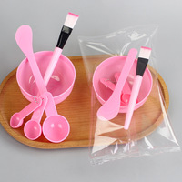 Ensemble de 6 bols faciaux roses, ensemble d'outils de beauté, logo personnalisé, ensemble de bols pour mélanger les masques faciaux, outils cosmétiques pour la beauté