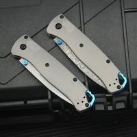 Draagbare Outdoor Edc Tool Vouwmes Stalen Mes Titanium Legering Handvat Survival Pocket Mes Voor Dagelijks Camping Oem Beschikbaar