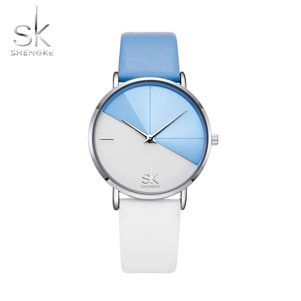 SHENGKE Hot Sale Women Quartz Watches K0095L Ladies Simple Wristwatches Creative Female Clock Relogio Feminino Montre