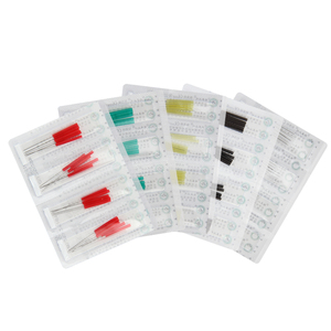 500 Pièces, 5 Couleurs, Aiguilles d'<span class=keywords><strong>Acupuncture</strong></span> Stériles Jetables avec Tube Guide, Acier Inoxydable, Manche en Plastique pour Médecine Chinoise et Esthétique - Product Image 2