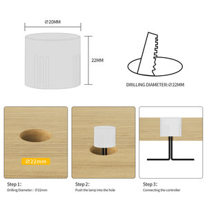 Basse tension DC24V extérieur étanche blanc chaud éclairage encastré attelle d'escalier lumières projecteur de <span class=keywords><strong>sol</strong></span> pour l'étape extérieure - Product Image 3