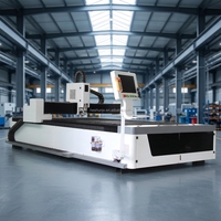 Machine de découpe laser à fibre CNC à plateforme unique 3000W 3015 avec servomoteur et roulement pour la découpe de tôles métalliques