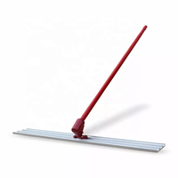 Flotteur manuel de taureau de ciment de règle de tige lisse de truelle concrète pour le trottoir de plancher