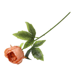 Peonía Artificial de Tallo Único, Flor de Seda Colorida, Decoración para el Hogar, Ramo de Boda, Adorno de Alta Simulación - Product Image 5