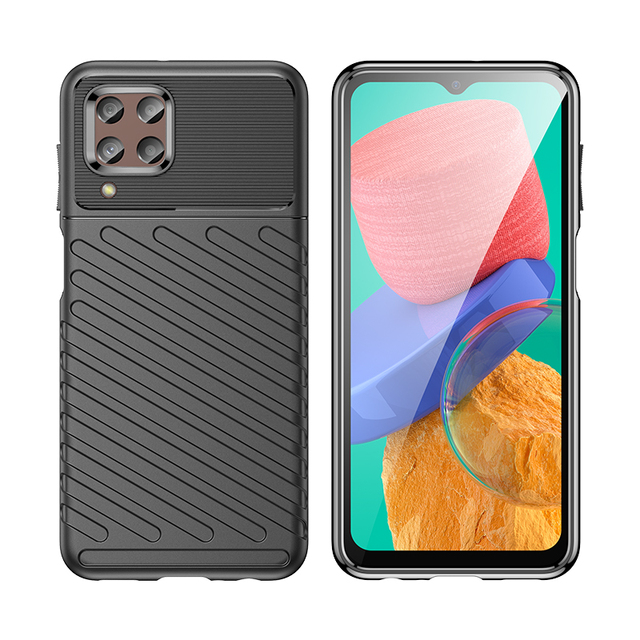2021 High-Quality Thunder Shockproof Soft TPU Back Cover Mobile Phone Case for Samsung M33 M53 Jump2