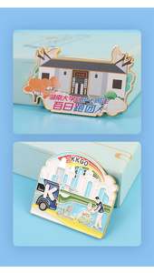 Autocollants de réfrigérateur en métal personnalisés, logo à peindre, autocollants de réfrigérateur personnalisés avec des personnages de dessins animés - Product Image 5