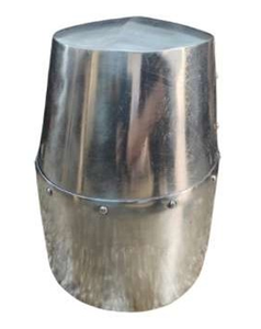 Casco Medieval de Latón con Cruz, Hecho a Mano en Acero y Latón, Armadura de Caballero, Perfecto para Reenactment, Cosplay y Exhibición - Product Image 4