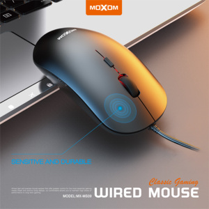 Ban đầu có dây chuột đen chuột biểu tượng tùy chỉnh USB Chuột chơi game Phụ kiện máy tính - Product Image 4