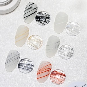 Smalto Gel 5G Effetto <span class=keywords><strong>Ragnatela</strong></span> per Unghie, Pittura Floreale, Liner per Nail Art, Gel Vernice Nero Bianco Oro Rosa Argento, Design <span class=keywords><strong>Ragnatela</strong></span> - Product Image 4