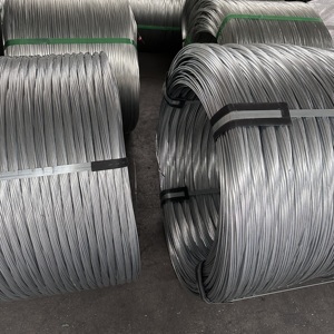 سلك فولاذي مسطح مجلفن بالغمس الساخن عالي الشد BWG21 سلك ربط - Product Image 4