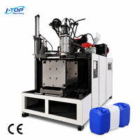 Machine de fabrication de bidons en plastique semi-automatique de 20 L avec système de soufflage à haut rendement pour la production industrielle de PEHD