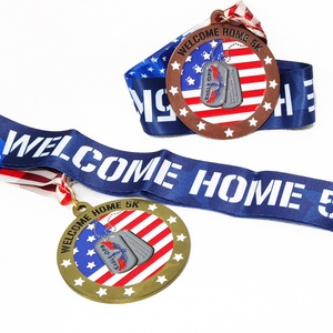 Fabricants de médailles d'honneur en or, argent et bronze pour marathon, vente en gros de médailles sportives en métal, médailles de course personnalisées pour marathon - Product Image 6